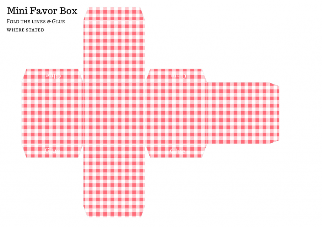 Simple Paper DIY Favor Box with FREE Box Template – Baby Shower Ideas 4U