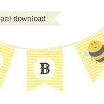 FREE Mommy-to-BEE Baby Shower Printable