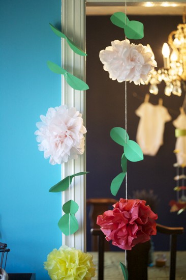 Bird & Bunting Baby Shower decorations