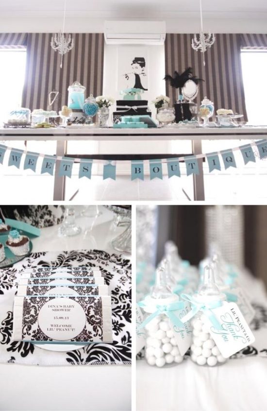 Damask Tiffany Inspired Baby Shower