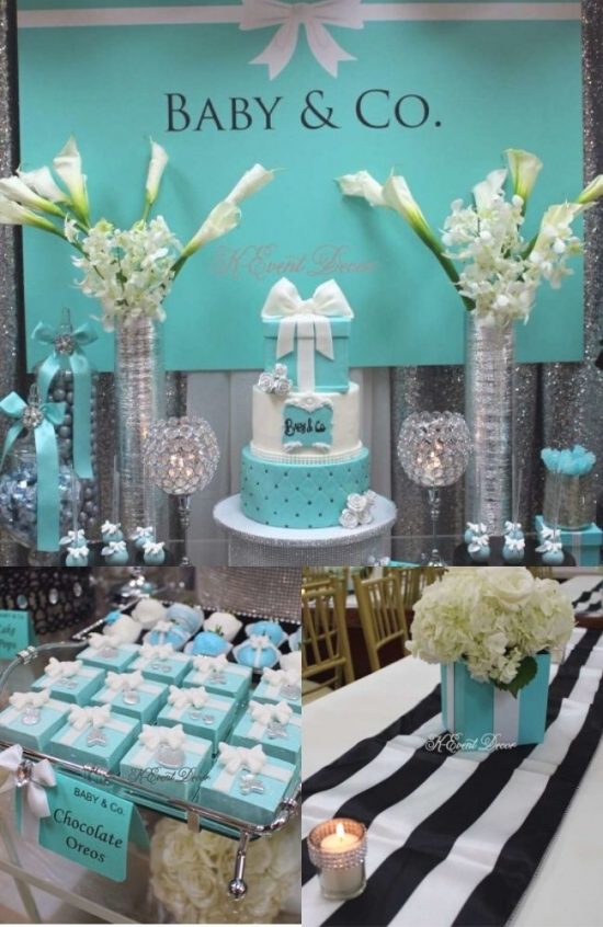 Tiffany and Co Themed Baby Shower Party