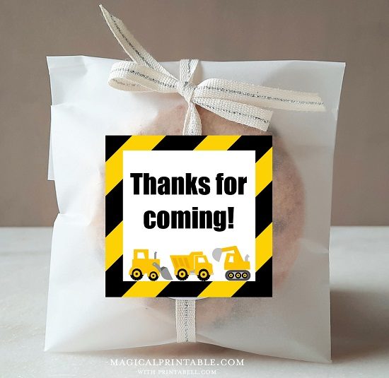 construction thank you tags