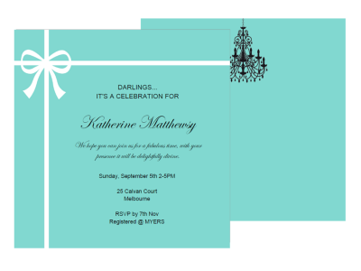 editable tiffany baby shower invitation