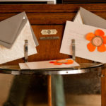 Gorgeous Orange and Gray Baby Shower