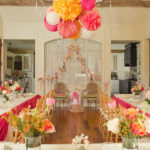 Pink Orange Baby Shower