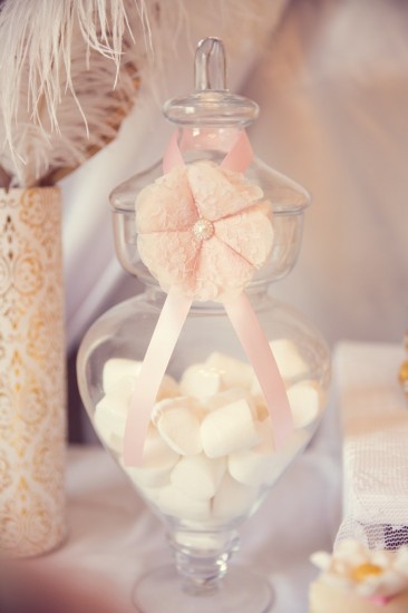 Pink and Gold Baby Shower dessert table cake food (7)