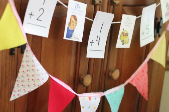 Alphabet Old Schoolhouse Themed Baby Shower banner