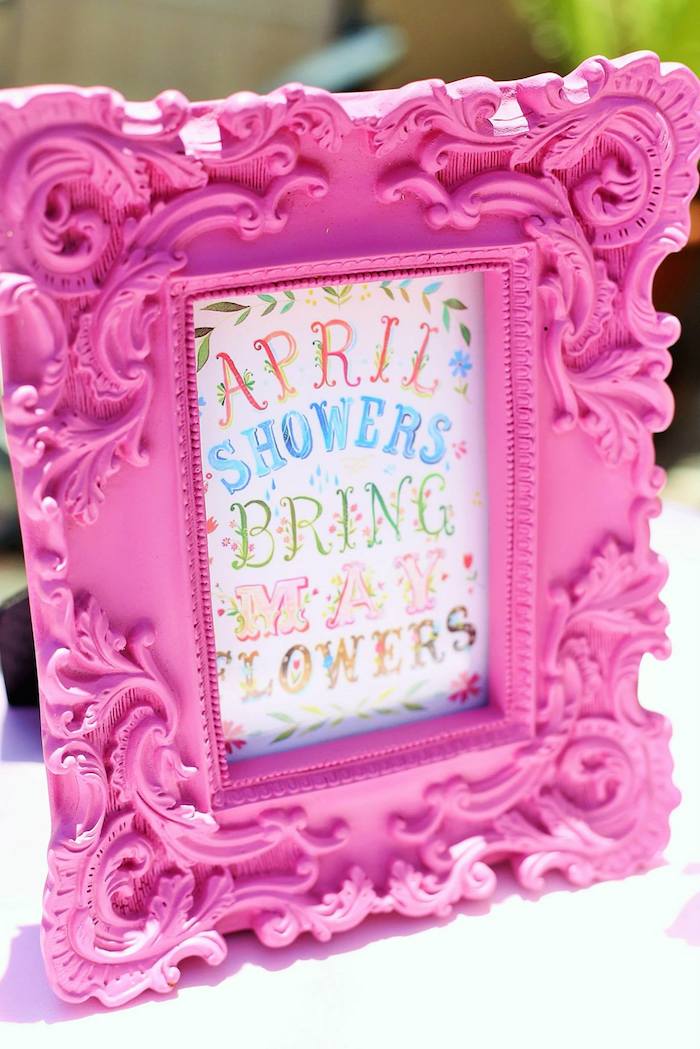 April Showers Bring May Flowers Baby Shower Ideas 4U