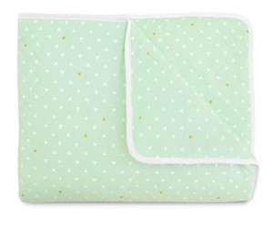Mint Gold Modern Nursery quilt