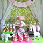 Pink & Green Safari Baby Shower