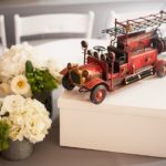 Vintage Fire Truck Baby Shower