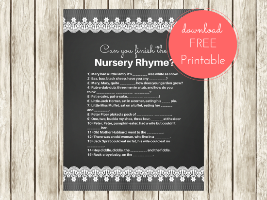 free-nursery-Rhyme-baby shower-game-chalkboard