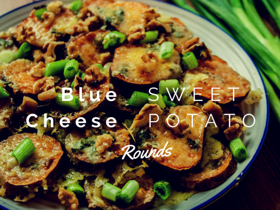 Blue Cheese Sweet Potato Rounds Recipe
