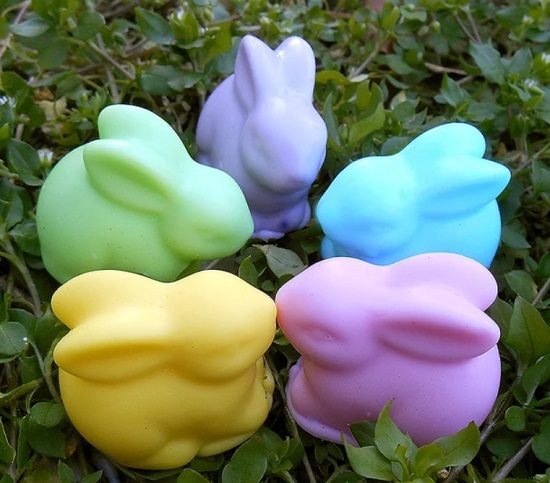 easter bunny soaps