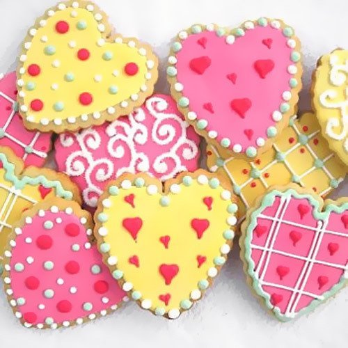heart cookies
