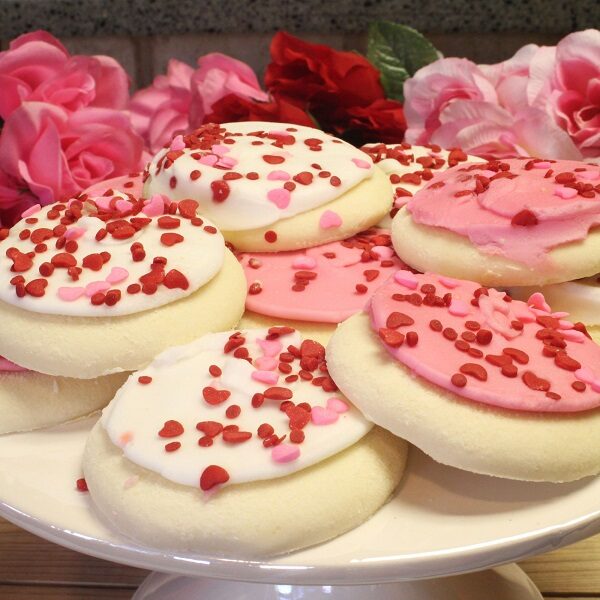 valentine baby shower cookies