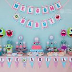 Girl Monster Bash Baby Shower