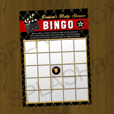 Hollywood Red Carpet Printable Bingo Cards – A Star is born Bingo Cards ...