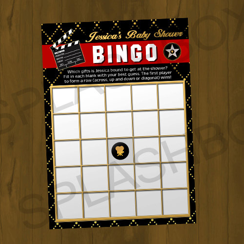 Hollywood Red Carpet Printable Bingo Cards – A Star is born Bingo Cards ...