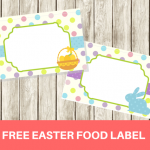 FREE Easter Food Labels