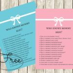 FREE Printable “How Well Do You Know the Mommy-to-Be?” Game