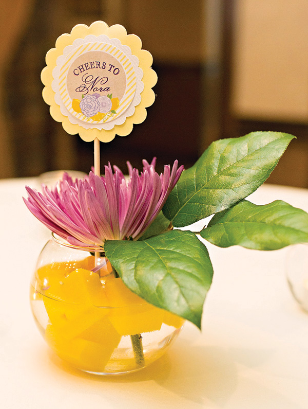 cheers to mommy paper flower