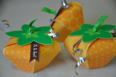 Little pumpkin favor box