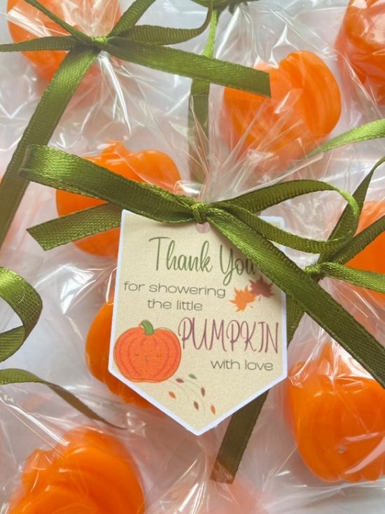 Pumpkin Soap Favors