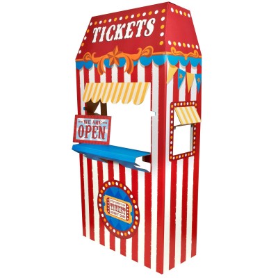 Ticket Booth Cardboard Stand