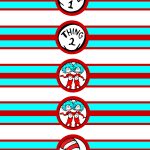 FREE Printable Thing 1 Thing 2 Twins Napkin Rings