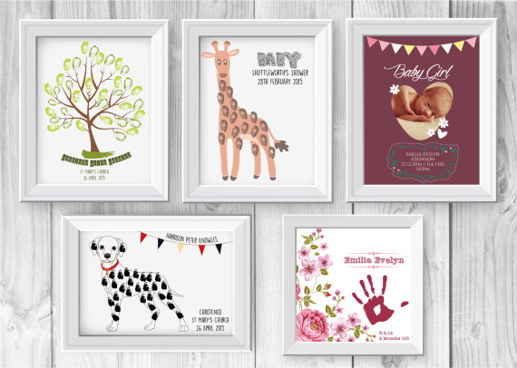 unique and personalized prints that can be keepsakes, gifts or announcements for your newborn baby