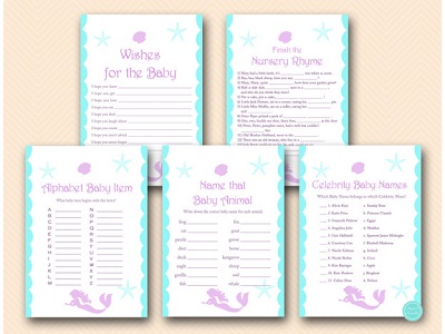 Mermaid-Baby-Shower-Games