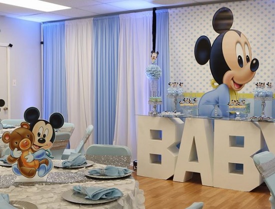 adorable Mickey Mouse Themed Baby Shower