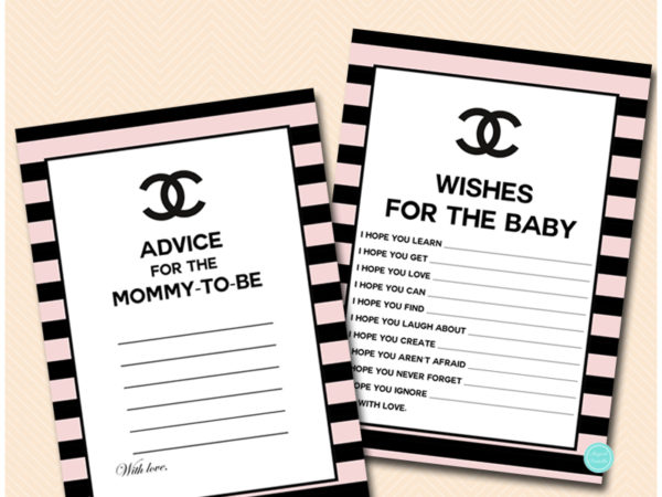 Coco Chanel Little one Shower Programs - Youngster Shower Plans - Themes photograph about Printable Chanel Logo referred to as Coco Chanel Youngster Shower Suggestions - Child Shower Plans - Themes