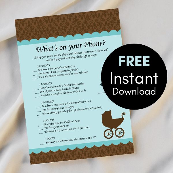 Free what's in your Phone Game - Baby Boy