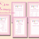 FREE Girl Baby Shower Games Printable Pack