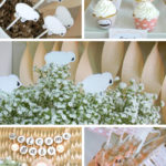 Peach Little Lamb Baby Shower