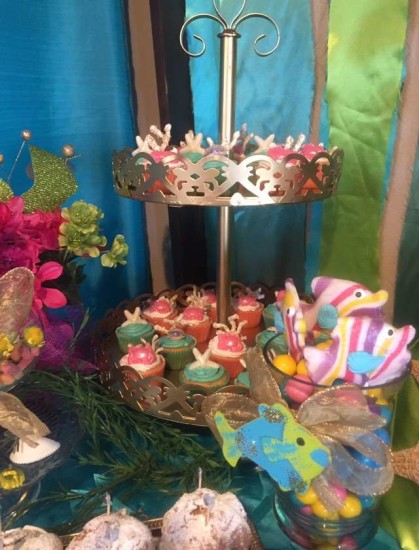 under the sea baby shower food ideas, cupcakes and treats