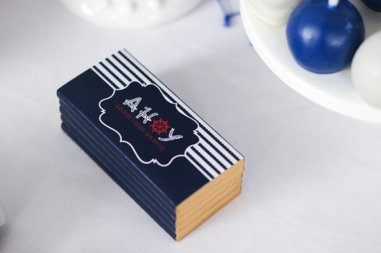 Ahoy! Nautical Themed Baby Shower sweets, wrapper