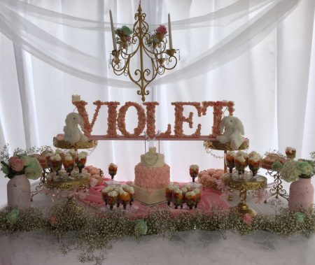 Elegant-Shabby-Chic-Baby-Shower-dessert-table