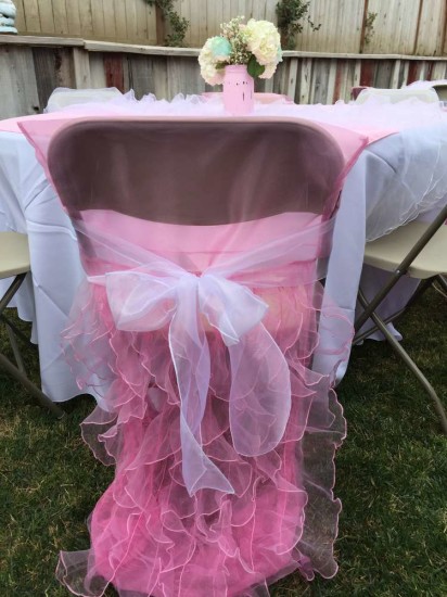 Elegant Shabby Chic Baby Shower seatings