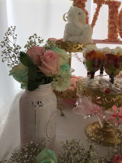 rustic baby shower ideas for florals