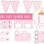 Free Girl Baby Shower Pack
