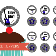free Rock a Bye Baby Toppers