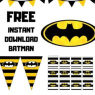 Free Batman baby shower Printable