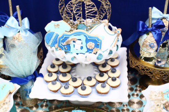Royal Prince Baby Shower desserts