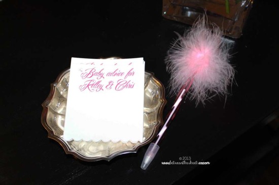 Tiffany Pink Baby Shower, baby advice