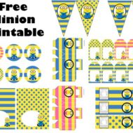 Free Minion baby shower Printable