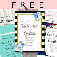 Free Editable Invitations