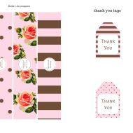 free floral printables for baby shower